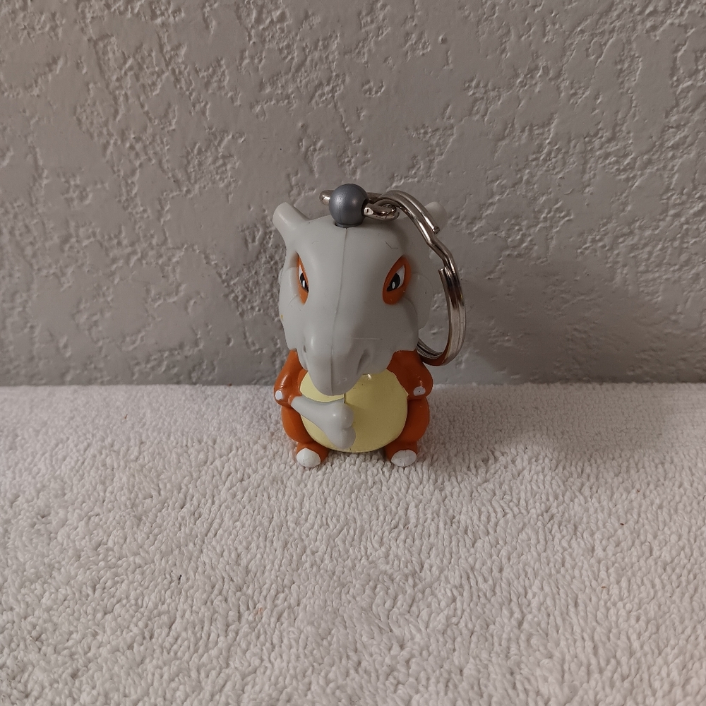 Cubone Keychain - Gray and Orange